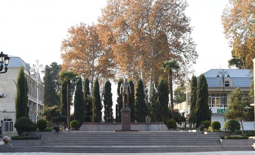 Prezident İlham Əliyev Tərtər rayonuna səfərə gəlib (FOTO)