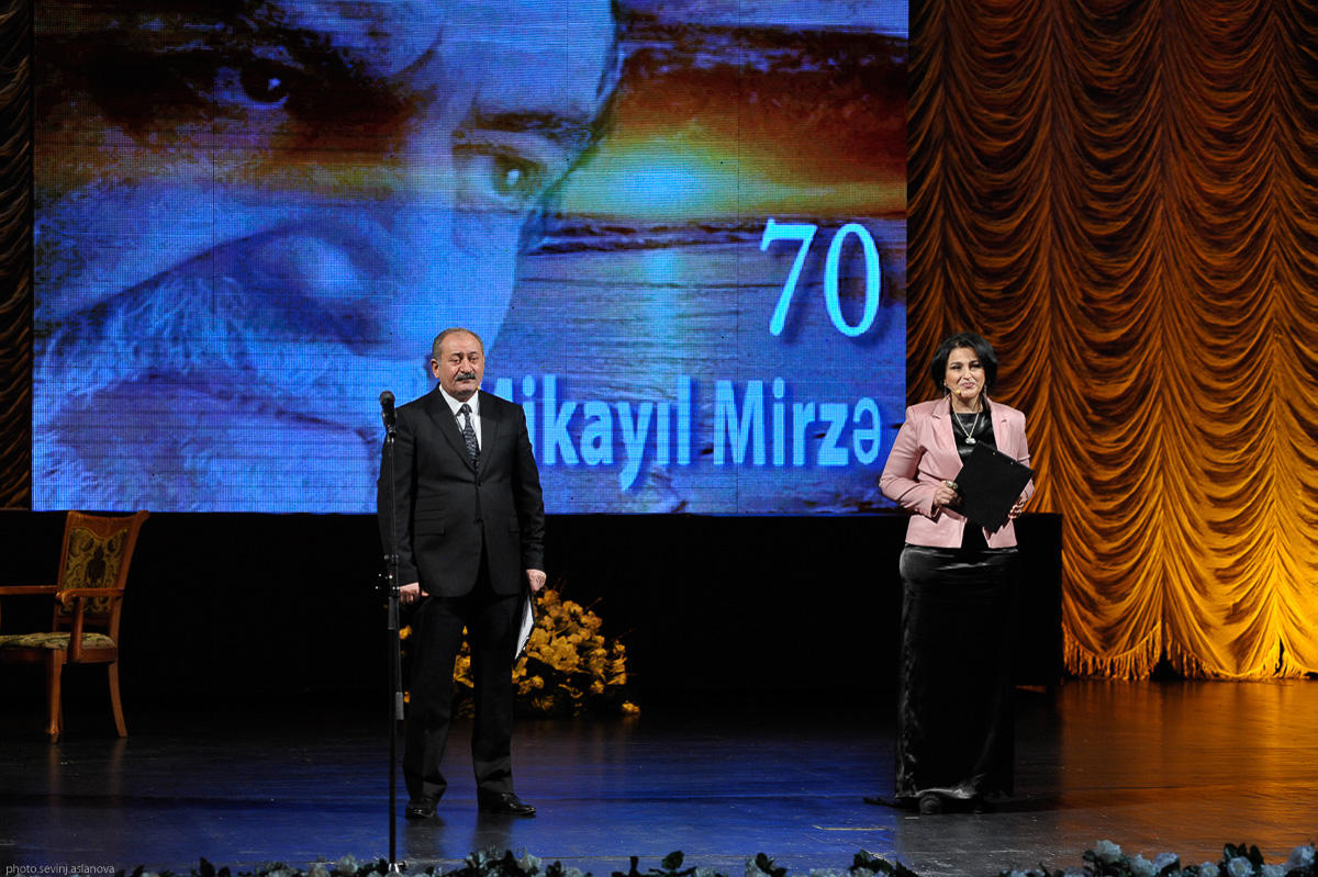 Mikayıl Mirzənin 70 illik yubileyinə həsr olunan tədbir keçirilib (FOTO)