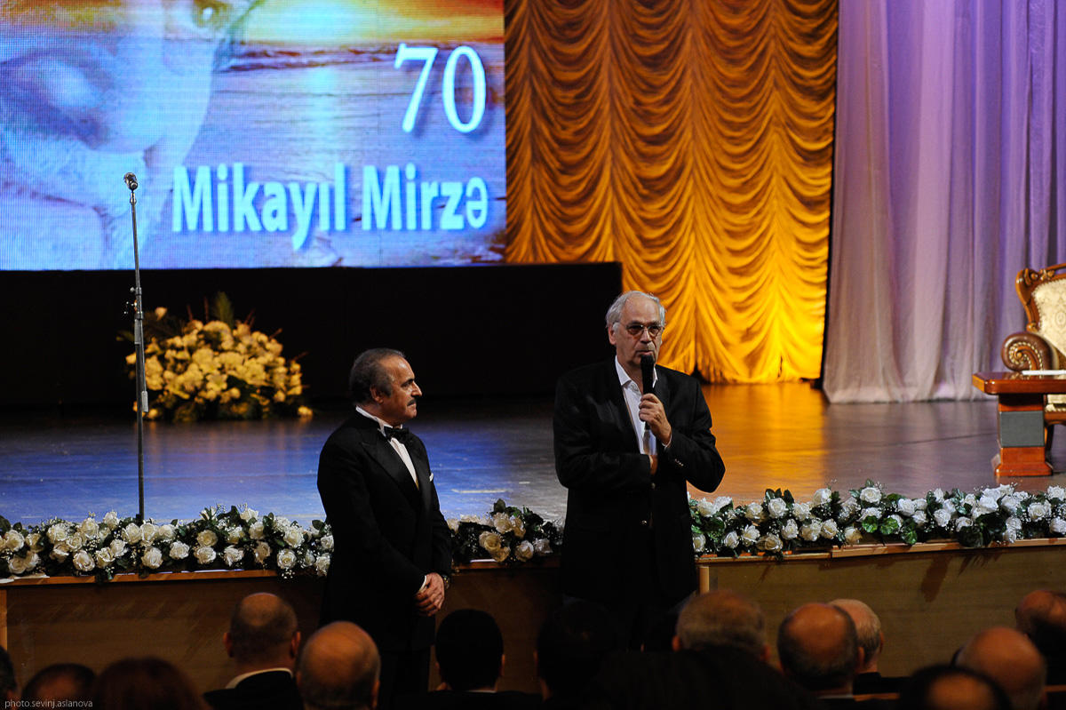 Mikayıl Mirzənin 70 illik yubileyinə həsr olunan tədbir keçirilib (FOTO)