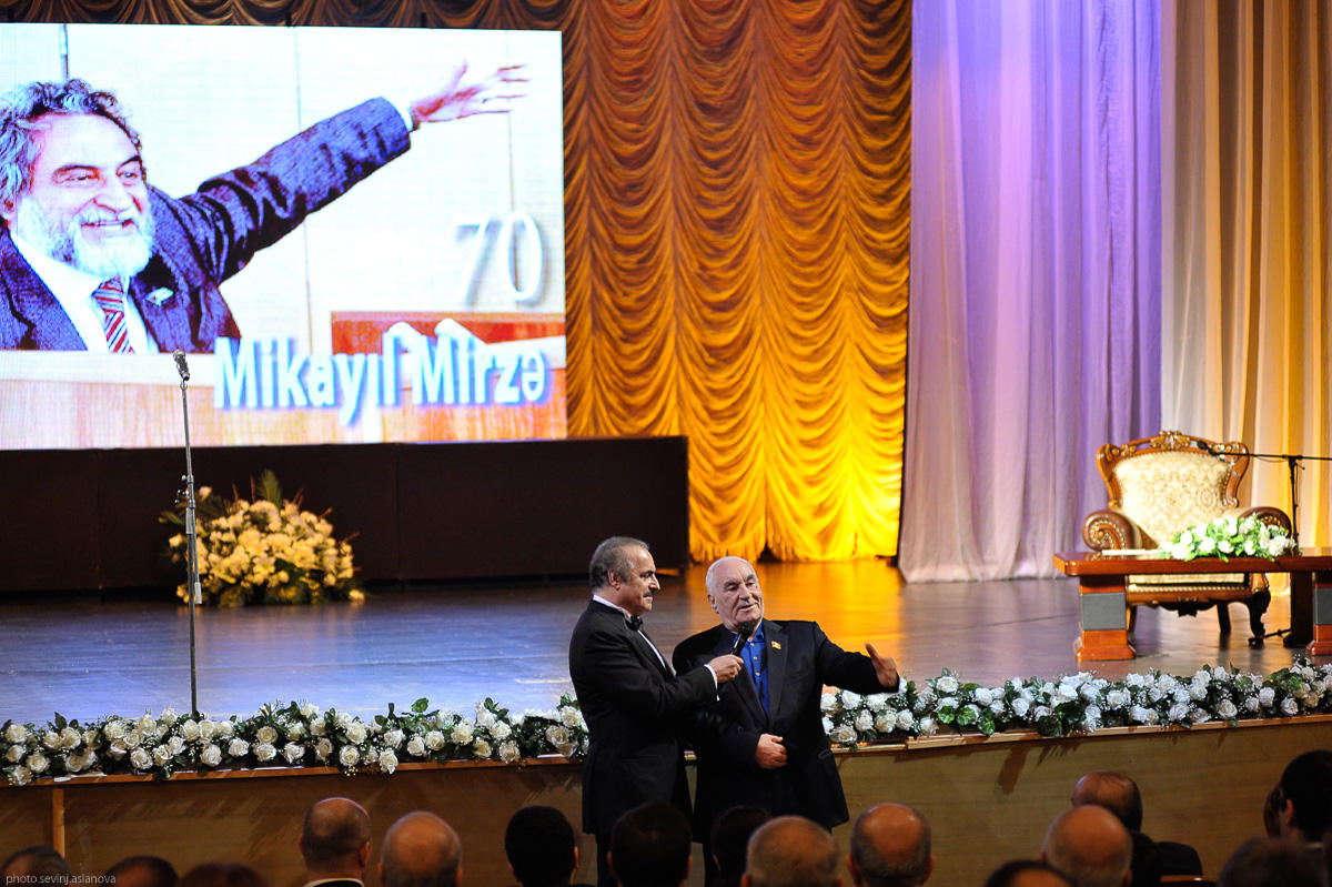 Mikayıl Mirzənin 70 illik yubileyinə həsr olunan tədbir keçirilib (FOTO)