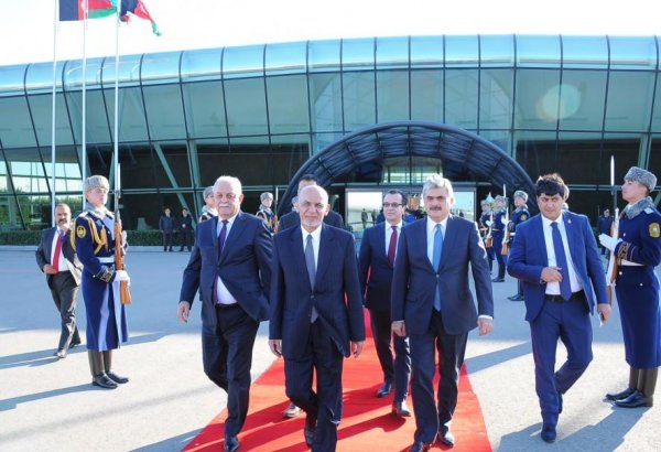 Əfqanıstan Prezidenti Məhəmməd Əşrəf Qaninin Azərbaycana səfəri başa çatıb