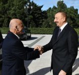 Azərbaycan və Əfqanıstan prezidentlərinin təkbətək görüşü olub (FOTO)