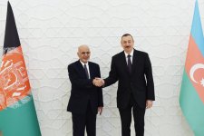 Azərbaycan və Əfqanıstan prezidentlərinin təkbətək görüşü olub (FOTO)