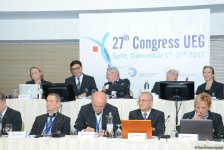 AGF baş katibi Fərid Qayıbov Avropa Gimnastika İttifaqının prezidenti seçilib (FOTO) (YENİLƏNİB)