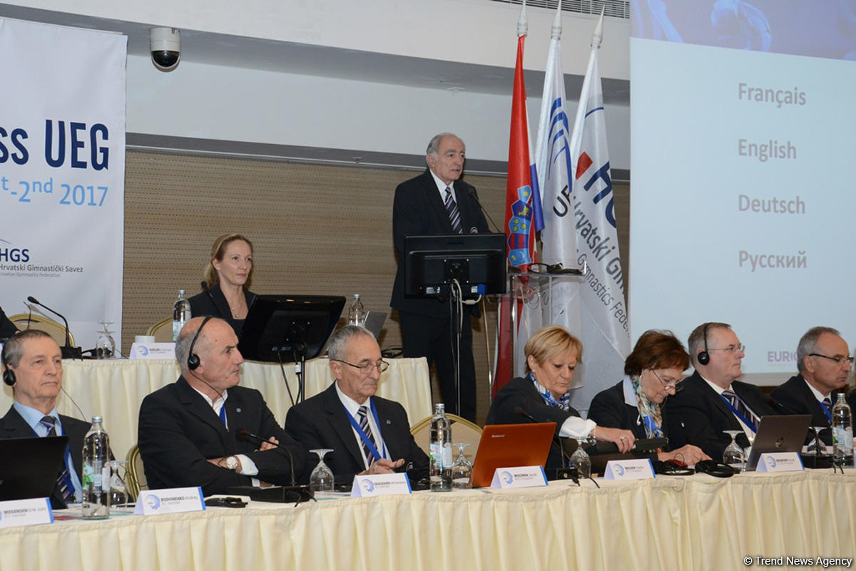 AGF baş katibi Fərid Qayıbov Avropa Gimnastika İttifaqının prezidenti seçilib (FOTO) (YENİLƏNİB)