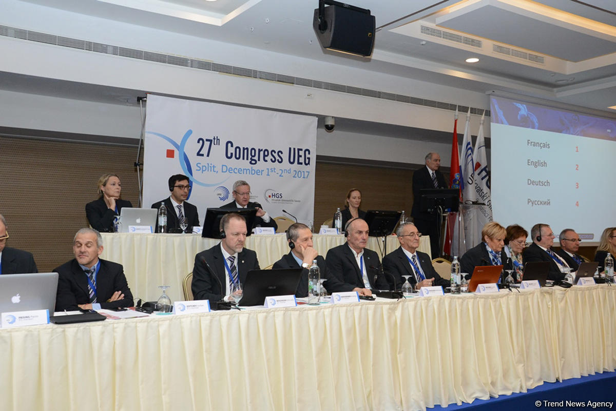 AGF baş katibi Fərid Qayıbov Avropa Gimnastika İttifaqının prezidenti seçilib (FOTO) (YENİLƏNİB)