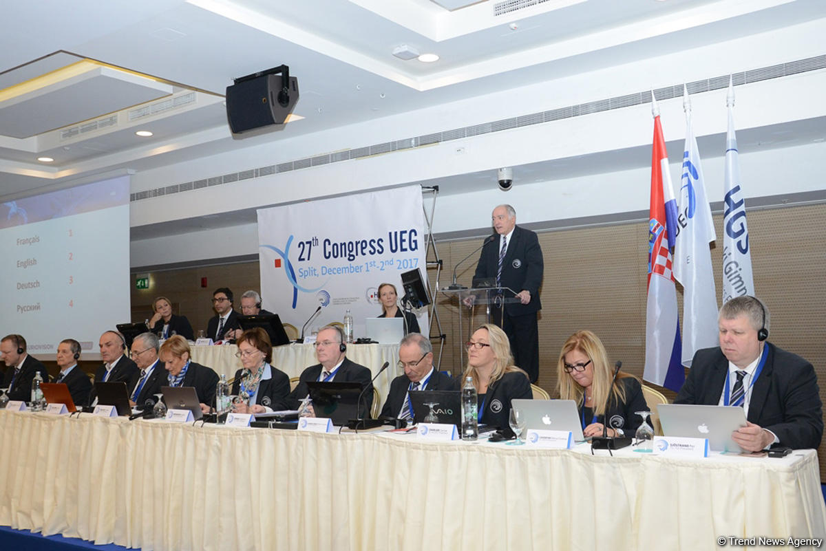 AGF baş katibi Fərid Qayıbov Avropa Gimnastika İttifaqının prezidenti seçilib (FOTO) (YENİLƏNİB)