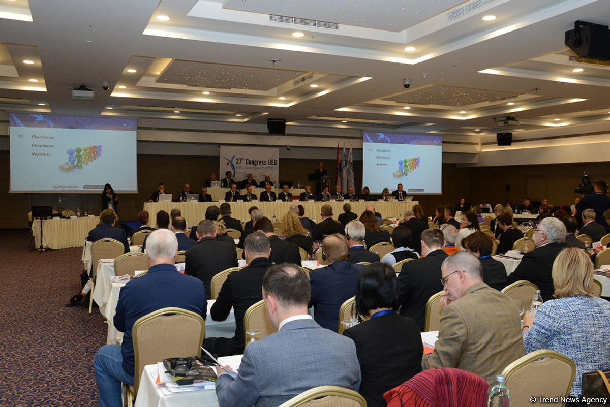 AGF baş katibi Fərid Qayıbov Avropa Gimnastika İttifaqının prezidenti seçilib (FOTO) (YENİLƏNİB)