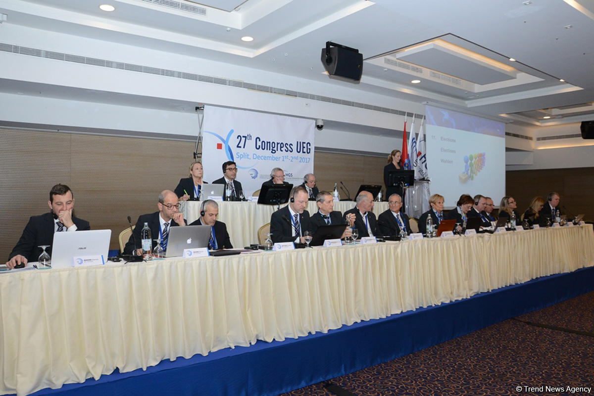 AGF baş katibi Fərid Qayıbov Avropa Gimnastika İttifaqının prezidenti seçilib (FOTO) (YENİLƏNİB)