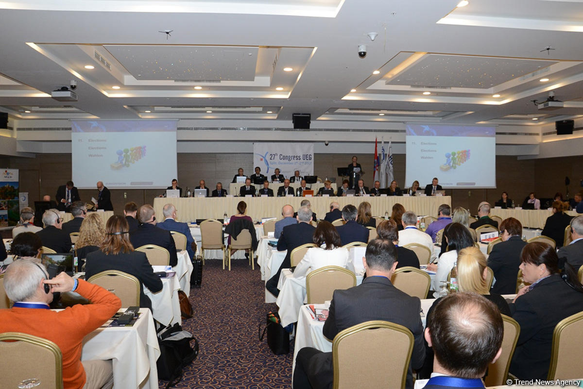 AGF baş katibi Fərid Qayıbov Avropa Gimnastika İttifaqının prezidenti seçilib (FOTO) (YENİLƏNİB)