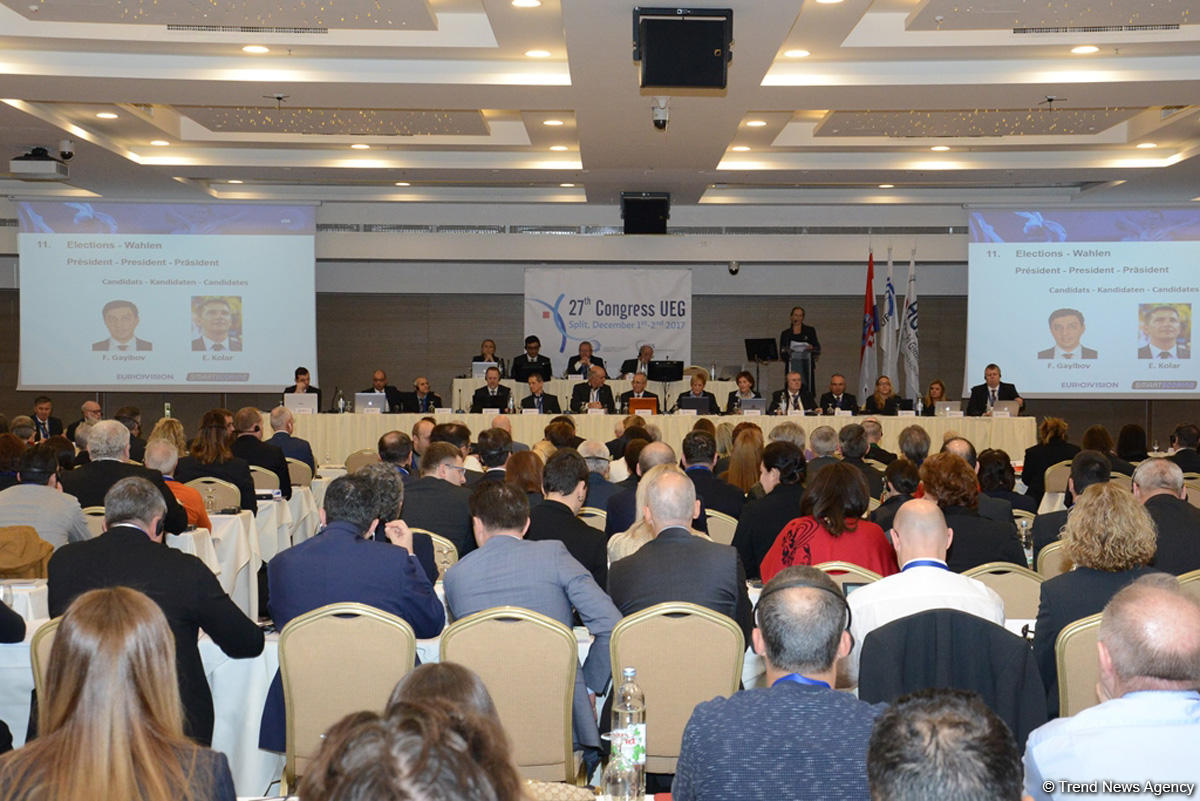 AGF baş katibi Fərid Qayıbov Avropa Gimnastika İttifaqının prezidenti seçilib (FOTO) (YENİLƏNİB)