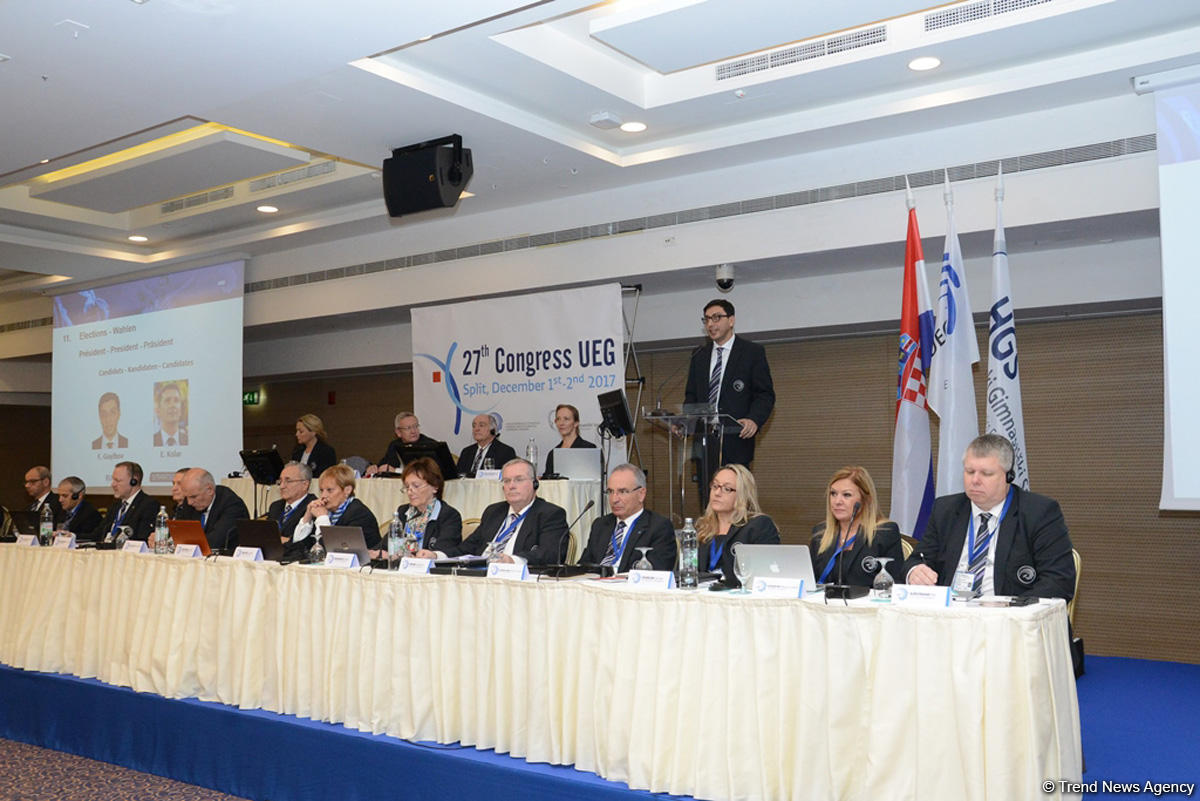 AGF baş katibi Fərid Qayıbov Avropa Gimnastika İttifaqının prezidenti seçilib (FOTO) (YENİLƏNİB)