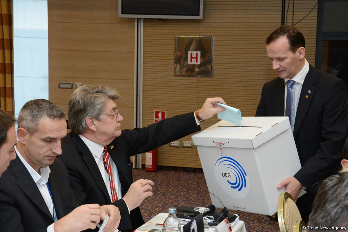 AGF baş katibi Fərid Qayıbov Avropa Gimnastika İttifaqının prezidenti seçilib (FOTO) (YENİLƏNİB)