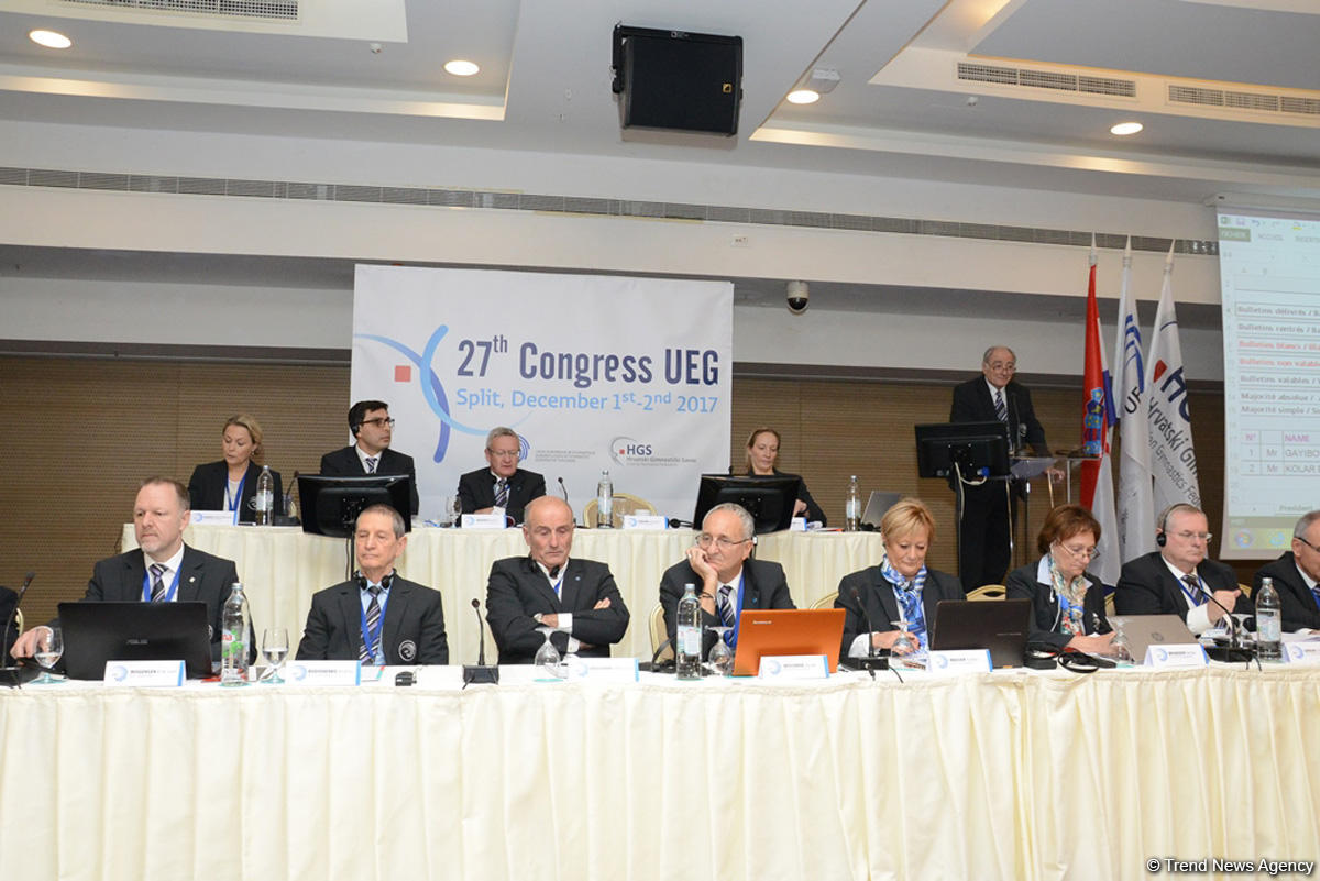 AGF baş katibi Fərid Qayıbov Avropa Gimnastika İttifaqının prezidenti seçilib (FOTO) (YENİLƏNİB)