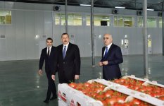 Prezident İlham Əliyev Zirə qəsəbəsində “BAKU AGROPARK”da görülən işlərlə tanış olub (FOTO) (YENİLƏNİB-2)