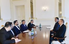 Azərbaycan Prezidenti İranın rabitə və informasiya texnologiyaları nazirini qəbul edib (FOTO) (YENİLƏNİB)