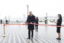 Prezident İlham Əliyev və birinci xanım Mehriban Əliyeva Quba Bayraq Muzeyinin açılışında iştirak ediblər (FOTO)