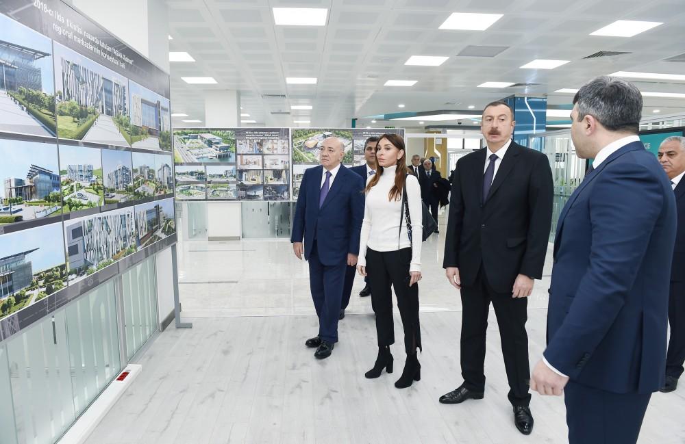Prezident İlham Əliyev və birinci xanım Mehriban Əliyeva Quba “ASAN həyat” kompleksinin açılışında iştirak ediblər (FOTO) (YENİLƏNİB)