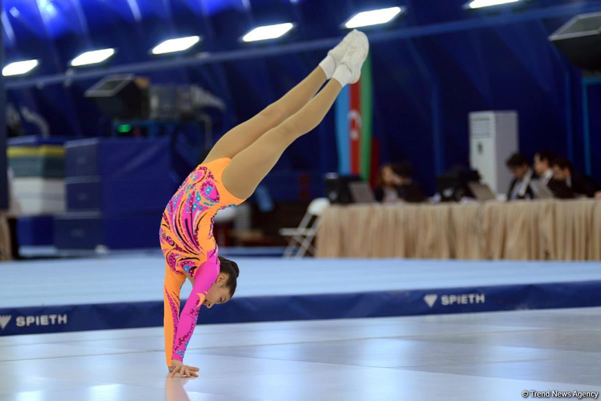 Gimnastikanın üç növü üzrə Azərbaycan birinciliyi və Bakı çempionatı başa çatıb (FOTO)