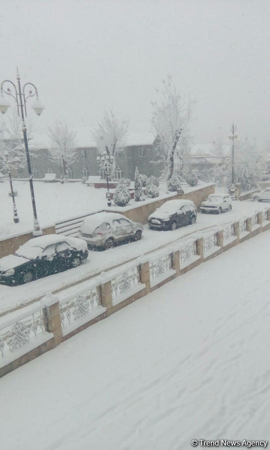 Lerikdə qarın hündürlüyü 35 santimetrə çatdı (FOTO)