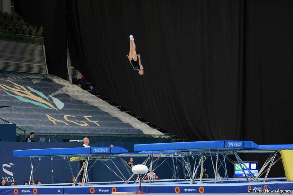 Bədii gimnastika və batut üzrə Azərbaycan birinciliyinə start verilib (FOTO)