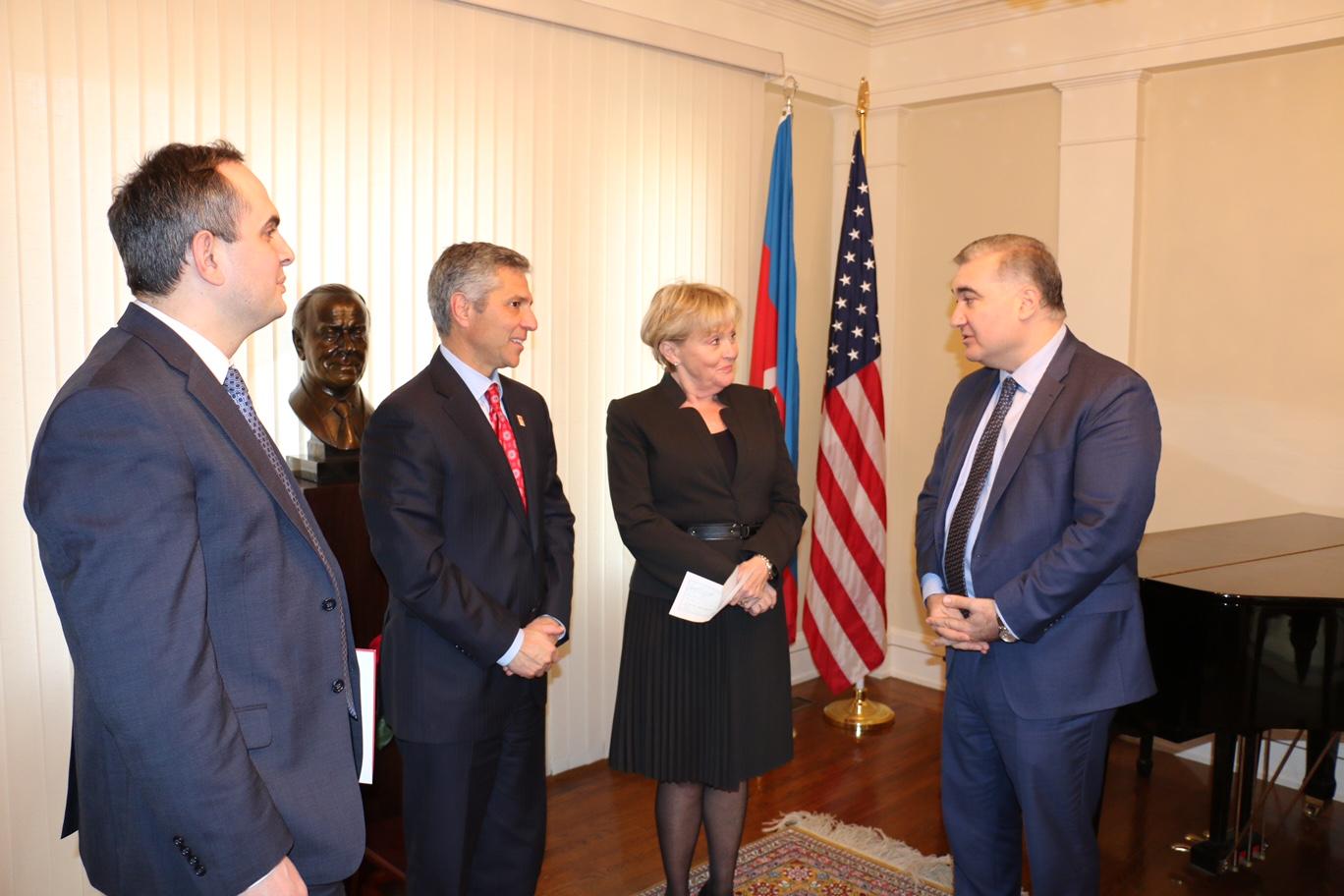 ABŞ-da ümummilli lider Heydər Əliyevin xatirəsi anılıb (FOTO)