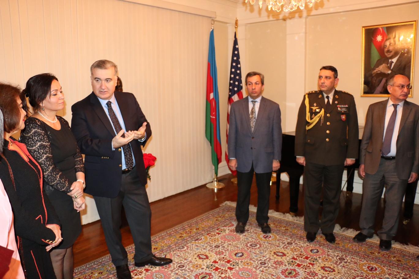 ABŞ-da ümummilli lider Heydər Əliyevin xatirəsi anılıb (FOTO)