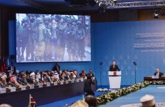 Prezident İlham Əliyev İslam Əməkdaşlıq Təşkilatının Qüds məsələsinə dair fövqəladə Zirvə toplantısında iştirak edib (YENİLƏNİB-2) (FOTO)