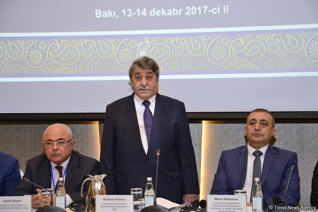 "Müəllif hüququna hörmətin aşılanması və rəqəmsal mühitdə piratçılığa və kontrafaktçılığa qarşı mübarizə" konfransı keçirilir (FOTO)