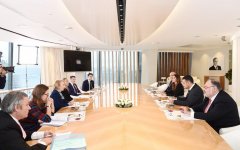 Birinci vitse-prezident Mehriban Əliyeva: Azərbaycan Avropanın enerji təhlükəsizliyinə töhfə verir (FOTO) (YENİLƏNİB)