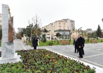 Prezident İlham Əliyev Sumqayıtda Lüdviqshafen parkında əsaslı təmirdən sonra yaradılan şəraitlə tanış olub (FOTO) (YENİLƏNİB)