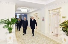 Prezident İlham Əliyev YAP Sumqayıt şəhər təşkilatının inzibati binasının açılışında iştirak edib (FOTO)(YENİLƏNİB)