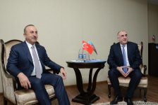 Elmar Məmmədyarovun türkiyəli həmkarı ilə görüşü başlayıb (FOTO)