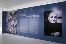 Heydər Əliyev Fondunun vitse-prezidenti Leyla Əliyeva Ömər Eldarovun fərdi sərgisinin açılışında iştirak edib (FOTO)