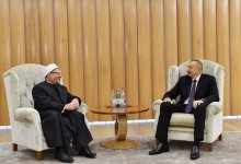 Prezident İlham Əliyev Misir diyarının müftisini qəbul edib (FOTO) (YENİLƏNİB)