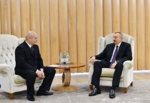 Prezident İlham Əliyev Özbəkistan Prezidentinin dövlət müşavirini qəbul edib (FOTO) (YENİLƏNİB)