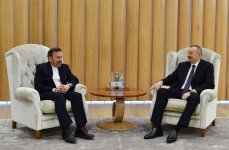 Prezident İlham Əliyev İranın Prezident Aparatının rəhbəri ilə görüşüb (FOTO) (YENİLƏNİB)