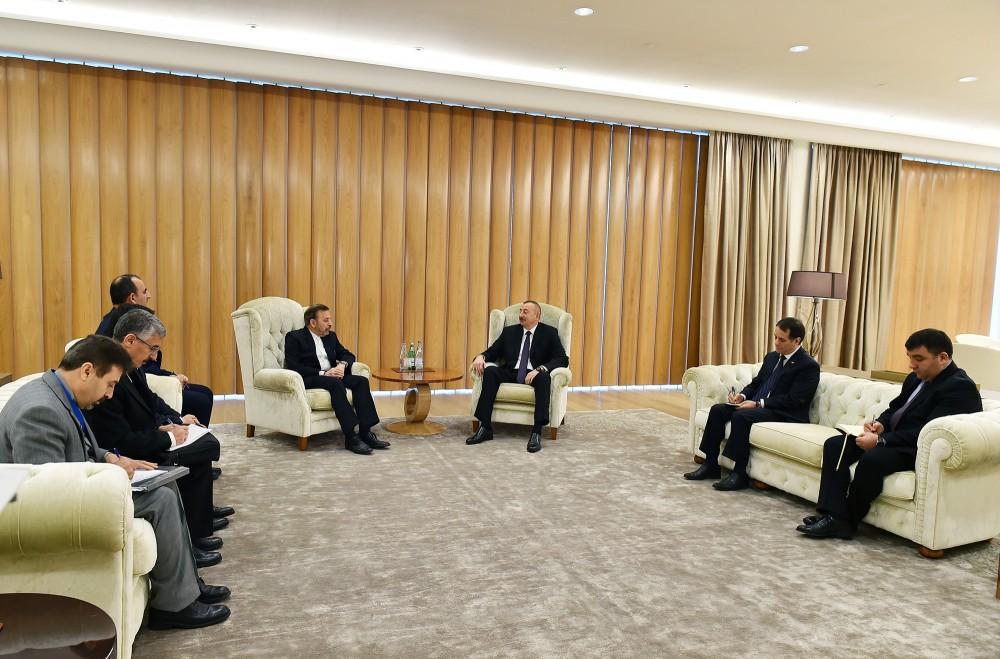 Prezident İlham Əliyev İranın Prezident Aparatının rəhbəri ilə görüşüb (FOTO) (YENİLƏNİB)
