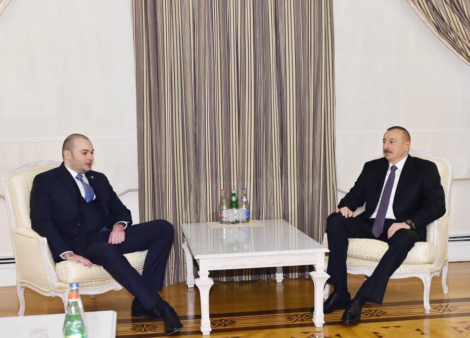 Prezident İlham Əliyev Gürcüstanın maliyyə nazirini qəbul edib (FOTO) (YENİLƏNİB)