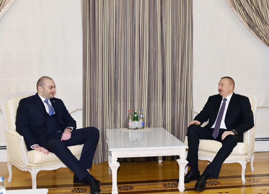 Prezident İlham Əliyev Gürcüstanın maliyyə nazirini qəbul edib (FOTO) (YENİLƏNİB)