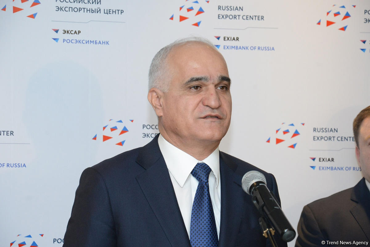 Nazir: Bakıda Rusiya İxrac Mərkəzinin nümayəndəliyinin açılması əmtəə dövriyyəsinin artmasına kömək edəcək (FOTO)