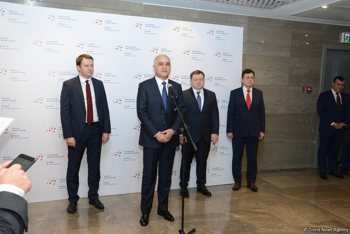 Nazir: Bakıda Rusiya İxrac Mərkəzinin nümayəndəliyinin açılması əmtəə dövriyyəsinin artmasına kömək edəcək (FOTO)