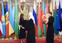 Azərbaycanın Birinci vitse-prezidenti Mehriban Əliyevaya Moskvada Müqəddəs Mələksima Knyaginya Olqa ordeni təqdim edilib (FOTO)