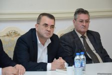 Yunus Oğuzun yeni nəşr olunan “Atabəy Eldəniz” tarixi romanının təqdimatı olub (FOTO)