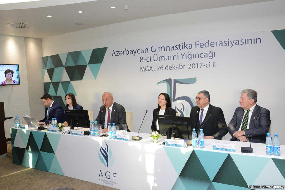 Azərbaycan Gimnastika Federasiyasının 15 illik yubileyinə həsr olunmuş Ümumi Yığıncaq keçirilib (FOTO)