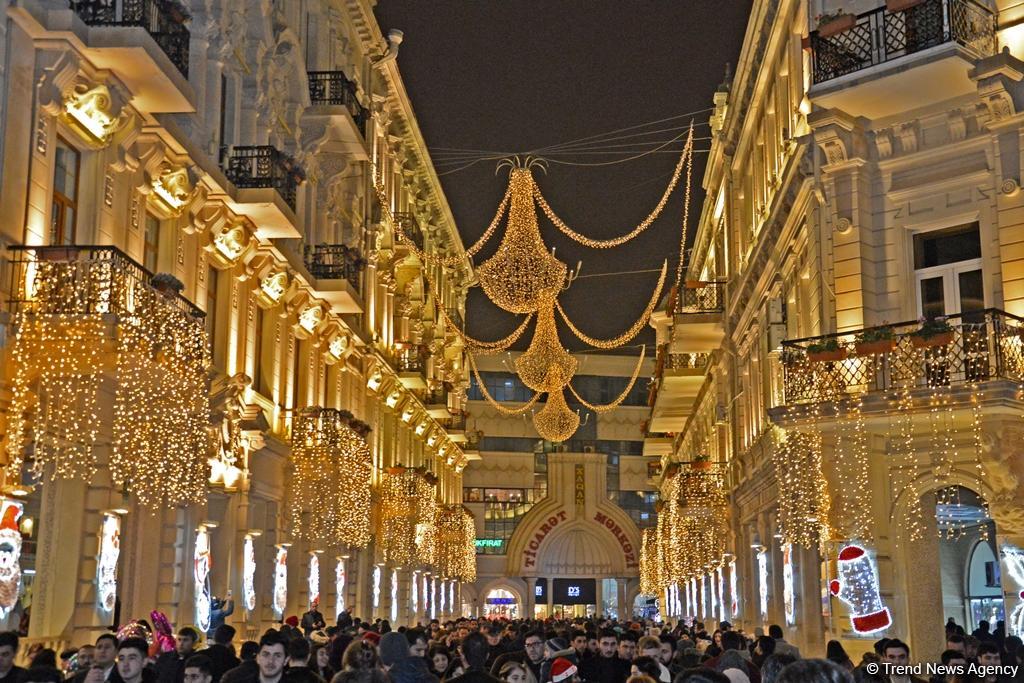 Bakının bayram gecələri - FOTOSESSİYA