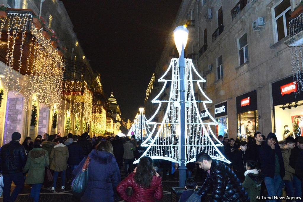 Bakının bayram gecələri - FOTOSESSİYA