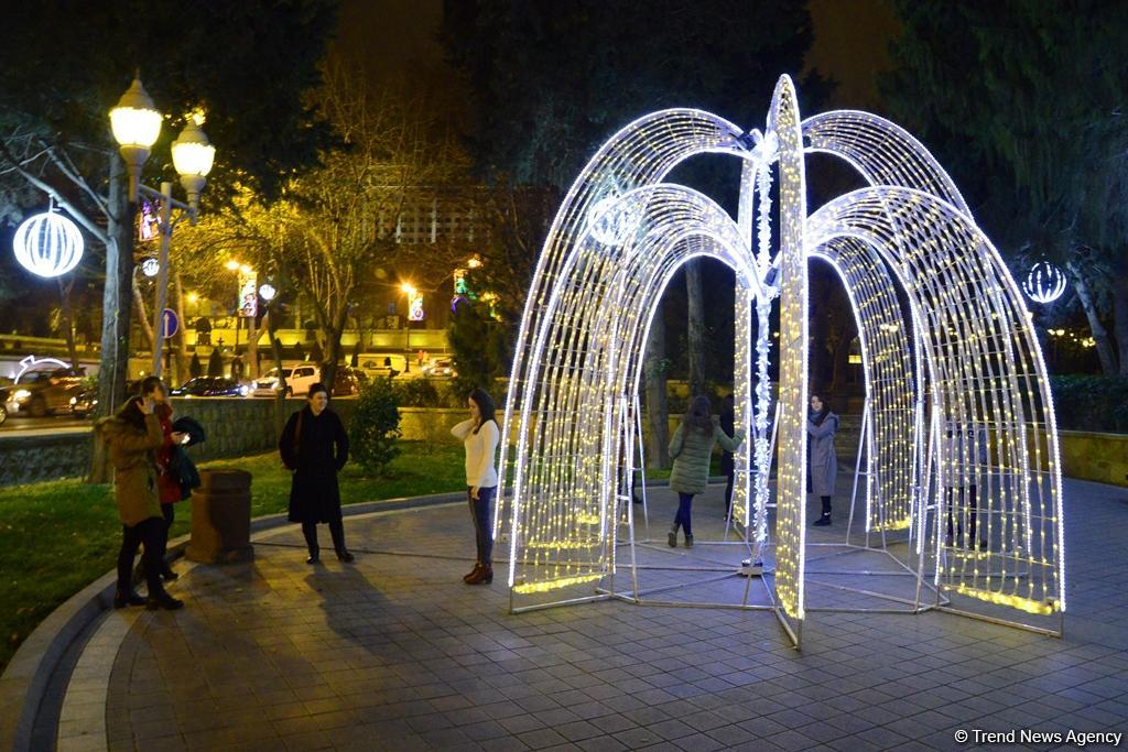 Bakının bayram gecələri - FOTOSESSİYA