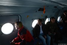 Qubada alpinistlərin axtarışı üzrə əməliyyat tədbirlərini əks etdirən - FOTO/VİDEO