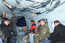Qubada alpinistlərin axtarışı üzrə əməliyyat tədbirlərini əks etdirən - FOTO/VİDEO